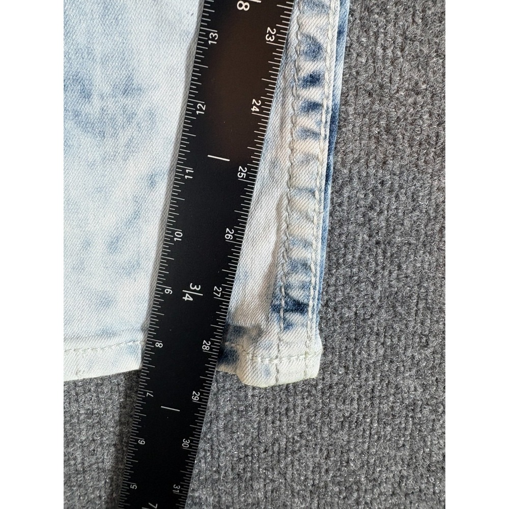 BKE Buckle‎ Carter Jeans Men 33x30 Blue Denim Acid Wash Fade Straight Distressed - Picture 5 of 6